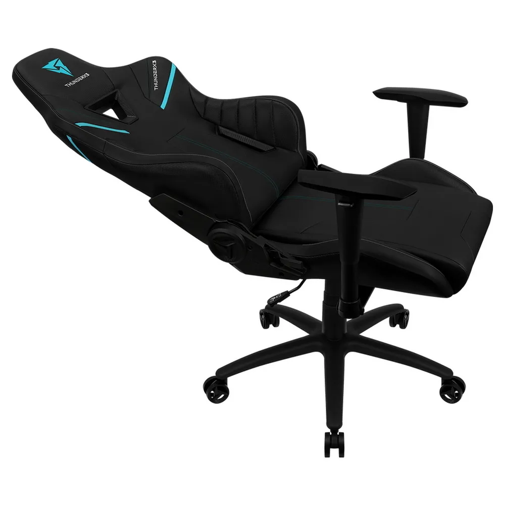 Игровое кресло ThunderX3 TC5, Искусственная кожа, Чёрный