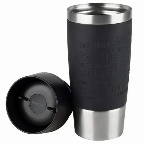Cană termos Tefal K3081114, 0,36L, Negru
