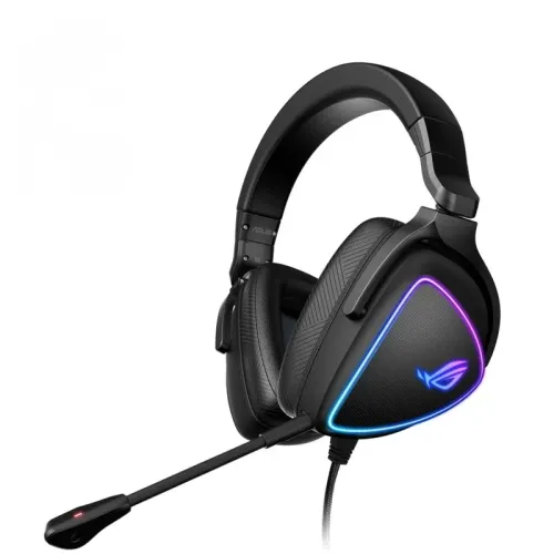 Căști gaming ASUS ROG Delta S, Cu fir, Negru