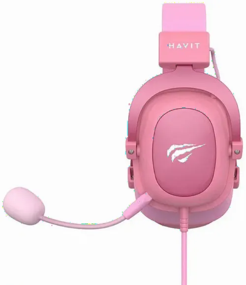 Căști gaming Havit H2002d, Cu fir, Roz