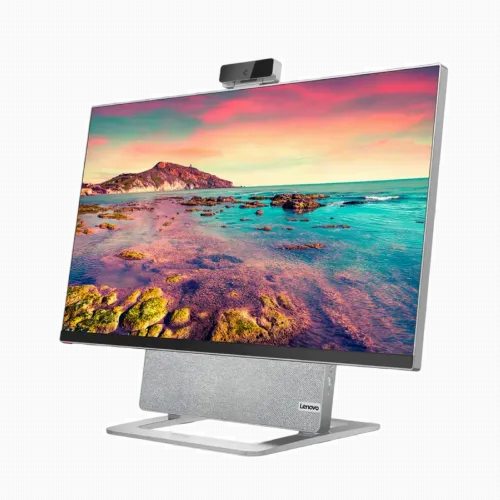 Computer All-in-One Lenovo YOGA AIO 7 27ACH6, 27", AMD Ryzen 7 5800H, 32GB/1000GB, Fără SO, Argintiu