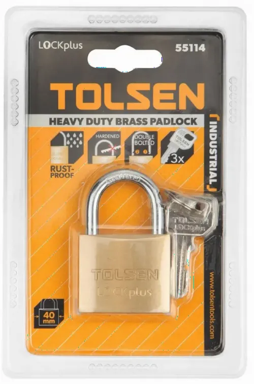 Lacat din alama pentru conditii dificile 50 mm (Industrial) TOLSEN