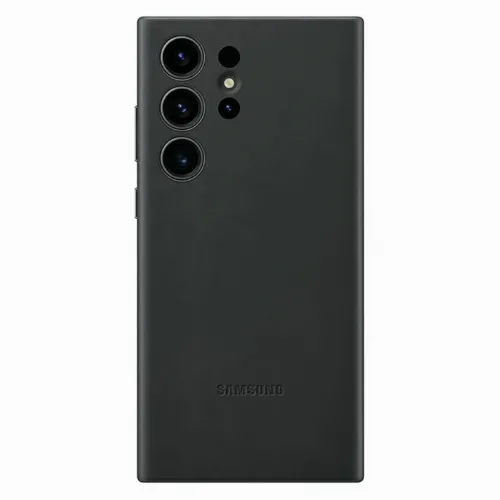 Чехол Samsung Leather Cover for Galaxy S23 Ultra, Чёрный