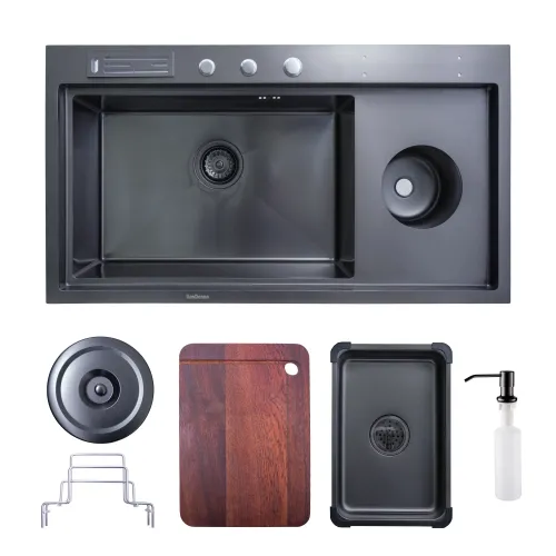 Chiuveta handmade SanDonna HD9250 (Negru)