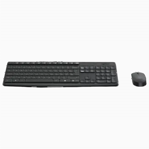 Set Tastatură + Mouse Logitech MK235, Fără fir, Grey