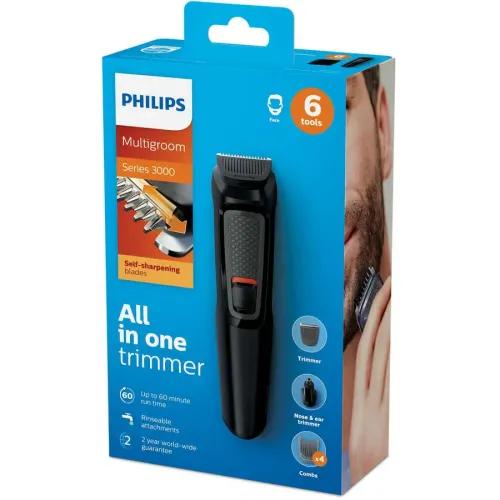Мужской Триммер Philips Multigroom Series 3000 MG3710/15, Чёрный