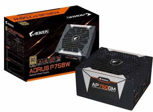 Sursă Alimentare PC Gigabyte GP-AP750GM, 750W, ATX, Complet modular