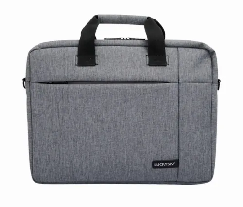 Geantă pentru Laptop Luckysky LSM8870, 15.6", Poliester, Gri