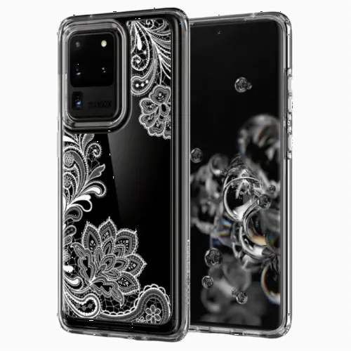 Чехол Spigen Ciel Galaxy S20, Белая Мандала
