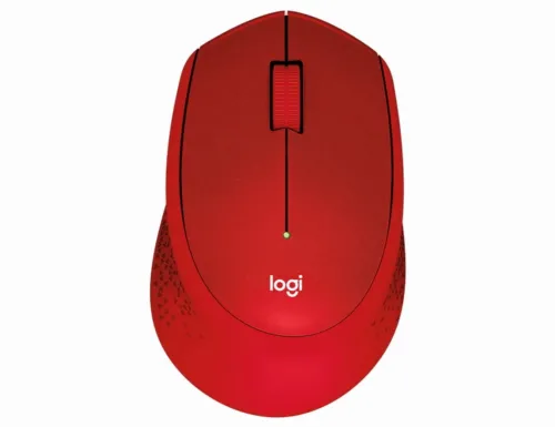 Беcпроводная мышь Logitech M330 Silent Plus, Красный