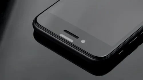 Sticlă de protecție QUMO IonGlass - iPhone 8/7/SE 2020, Negru