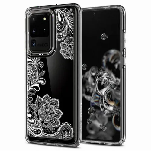 Чехол Spigen Ciel Galaxy S20, Белая Мандала