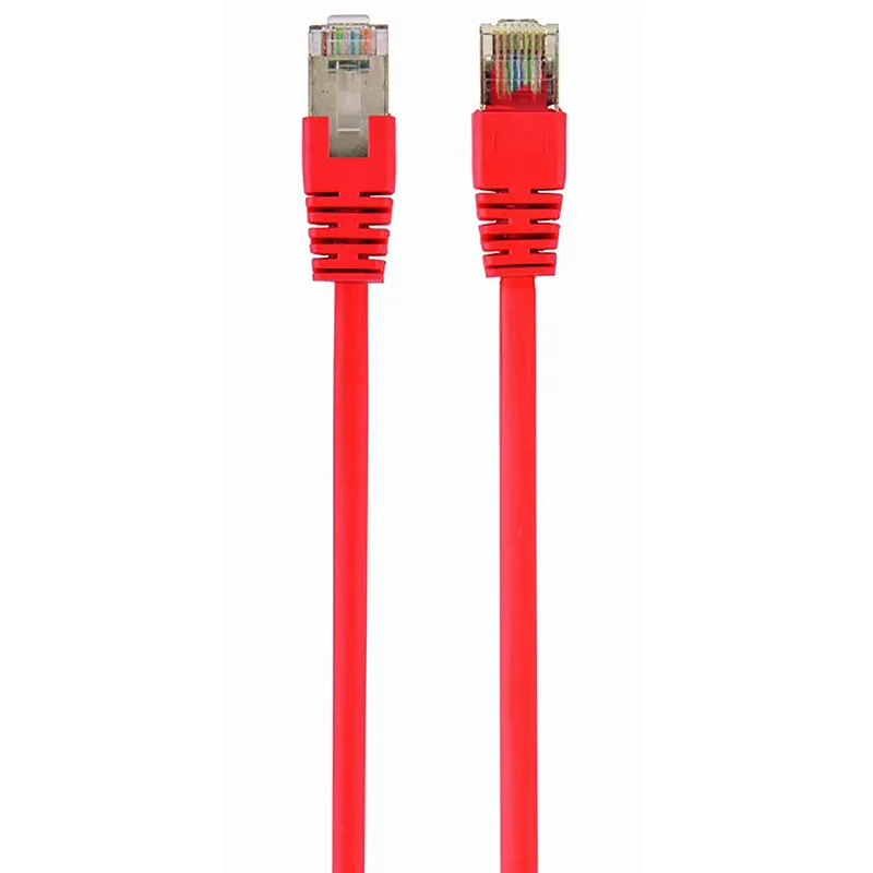 Патч-корд Cablexpert PP22-1M/R, Cat5e FTP, 1м, Красный