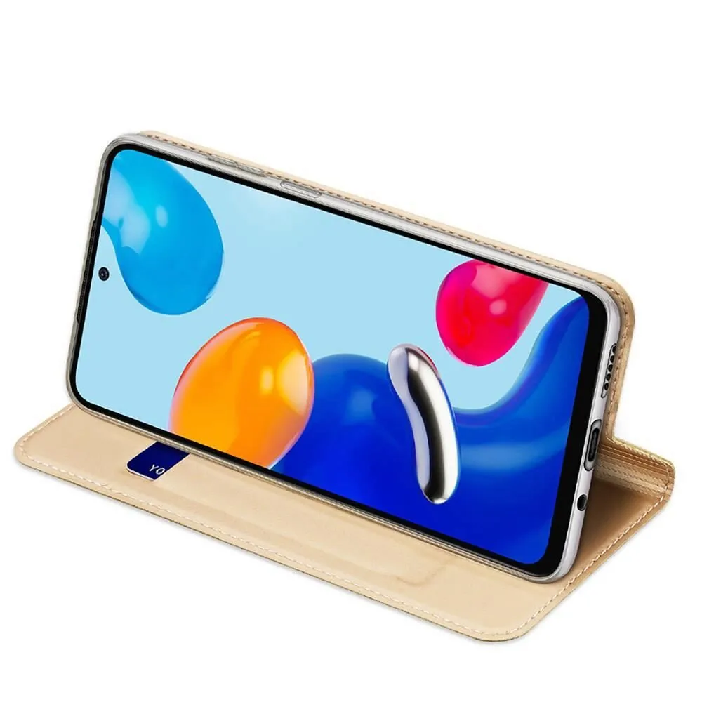 Xcover husa p/u Xiaomi Redmi Note 11/Note 11S, Soft Book, Gold