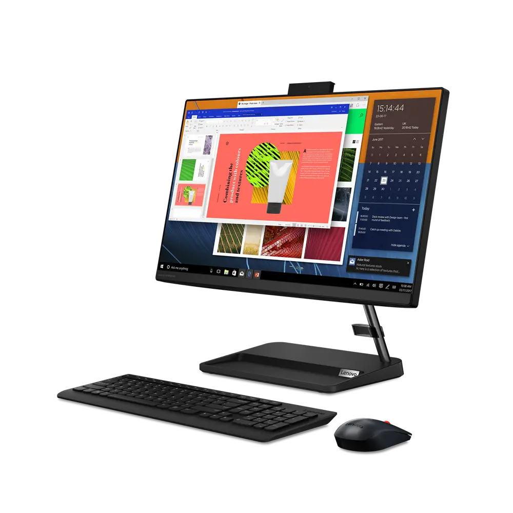 Computer All-in-One Lenovo IdeaCentre 3 22ITL6, 21,5", Intel Pentium Gold 7505, 4GB/256GB, Fără SO, Negru