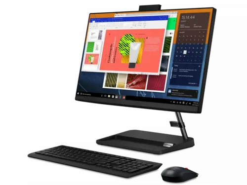 Computer All-in-One Lenovo IdeaCentre 3 22ITL6, 21,5", Intel Pentium Gold 7505, 4GB/256GB, Fără SO, Negru