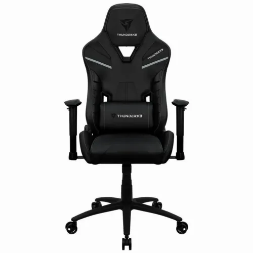 Игровое кресло ThunderX3 TC5, Искусственная кожа, Чёрный