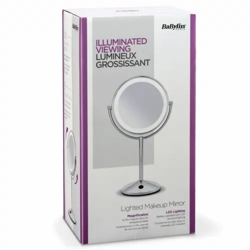 Oglindă cosmetică BaByliss 9436E, Argintiu