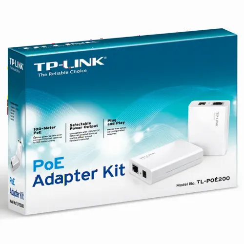 Kit adaptor Power over Ethernet TP-LINK TL-PoE200, 