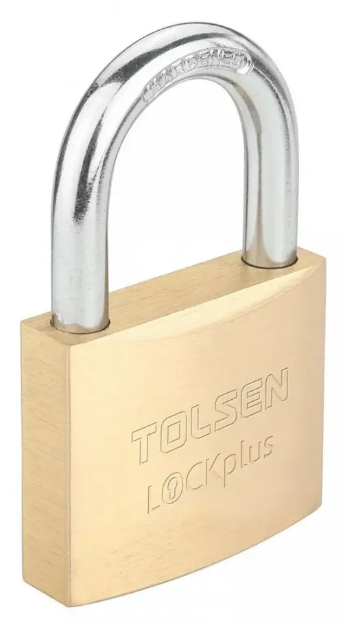 Замок навесной латунный TOLSEN 60 мм (Industrial)