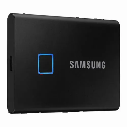 SSD portabil extern Samsung Portable SSD T7 Touch, 500 GB, Negru (MU-PC500K/WW)