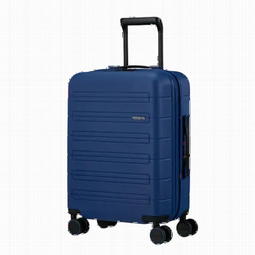 Valiza American Turister NOVASTREAM pe 4 roti 55/20 TSA EXP smart albastru inchis