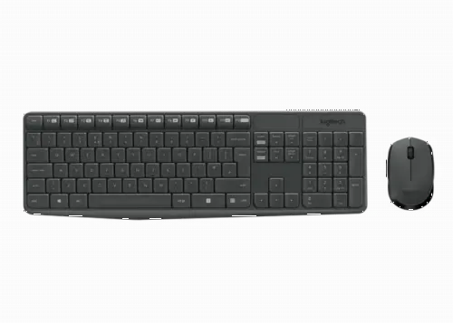 Set Tastatură + Mouse Logitech MK235, Fără fir, Gri