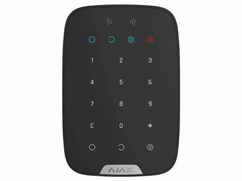 Tastatură tactilă fără fir Ajax KeyPad Plus, Negru