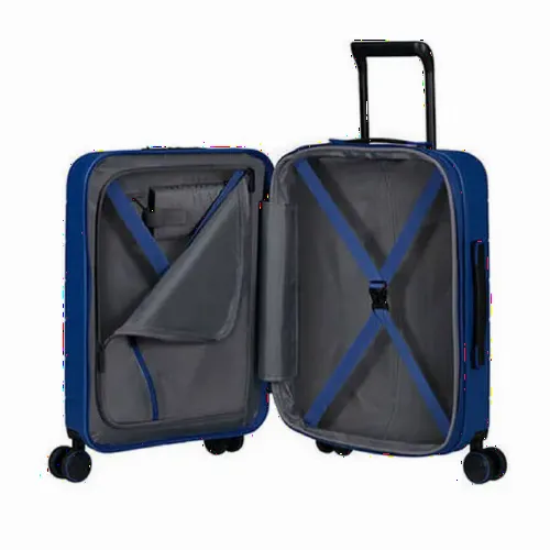Valiza American Turister NOVASTREAM pe 4 roti 55/20 TSA EXP smart albastru inchis