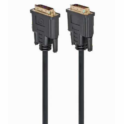 Cable DVI M to DVI M,  3.0m, Cablexpert DVI-D Dual link with ferrite, CC-DVI2-BK-10