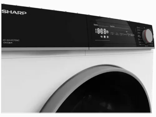 Сушильная машина Sharp KDNHH0S7GW2EE, 10кг, Белый