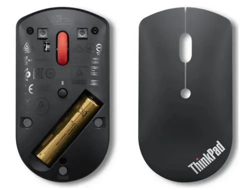 Mouse Wireless Lenovo ThinkPad Bluetooth Silent Mouse, Negru