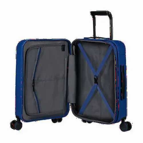 Valiza American Turister NOVASTREAM pe 4 roti 55/20 TSA EXP smart albastru inchis