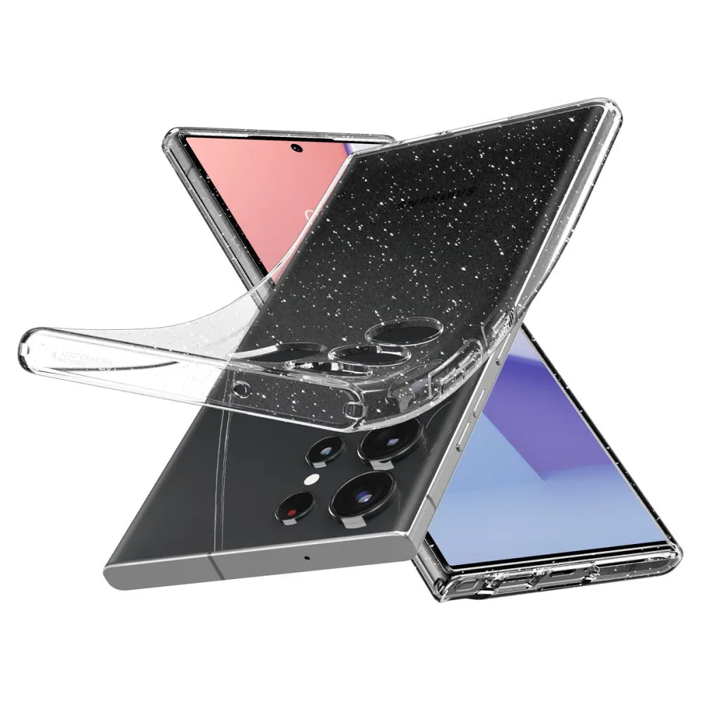 Чехол Spigen Samsung S23 Ultra, Liquid Crystal, Блестящий Кристалл