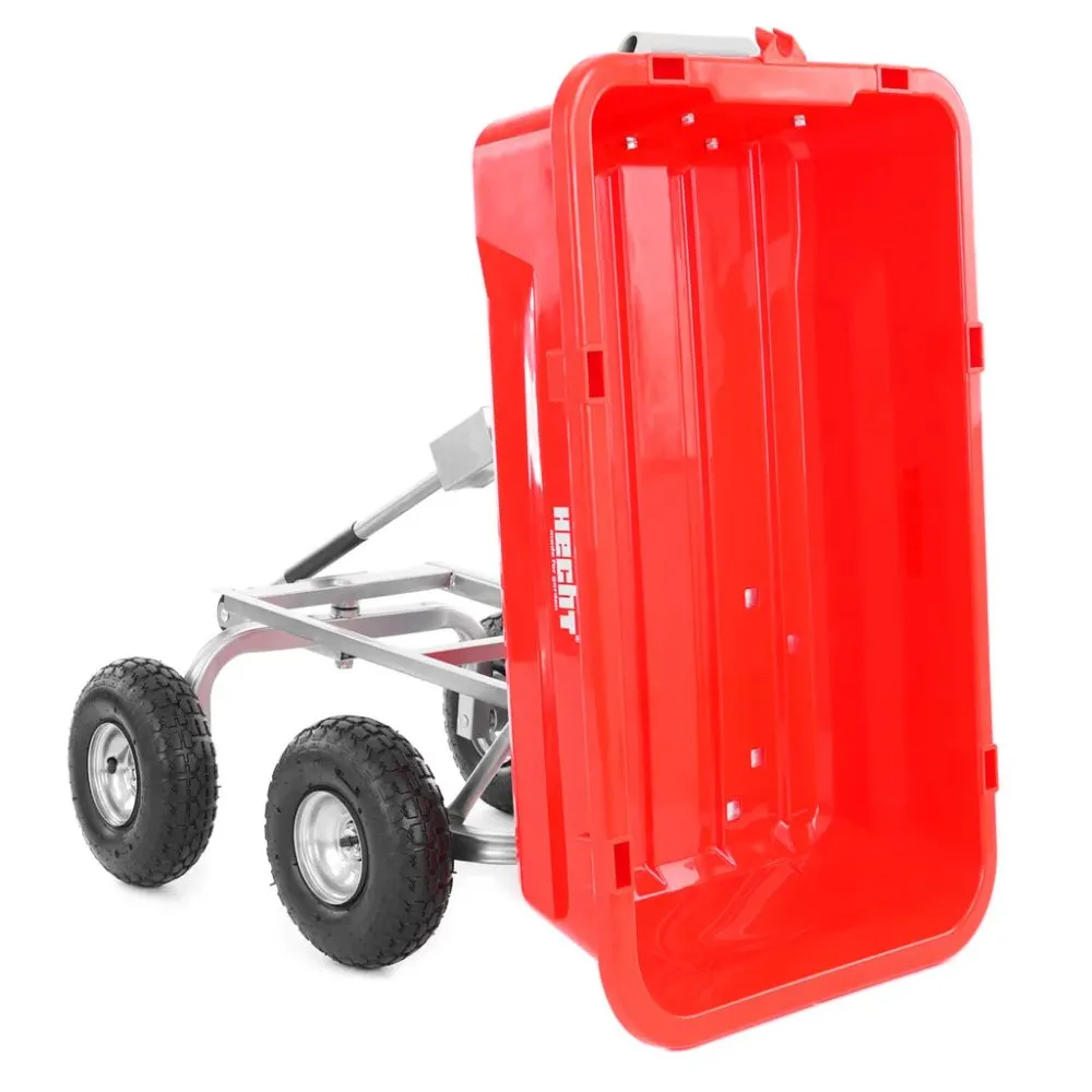 Carucior pentru gradina cuva plastic 85 L HECHT 52150