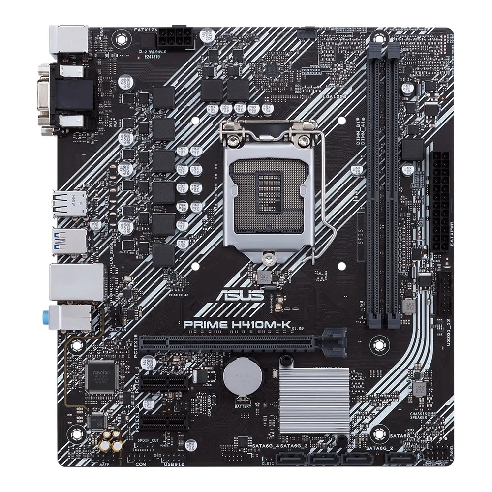 Placă de bază ASUS PRIME H410M-K, LGA1200, Intel H410, Micro-ATX