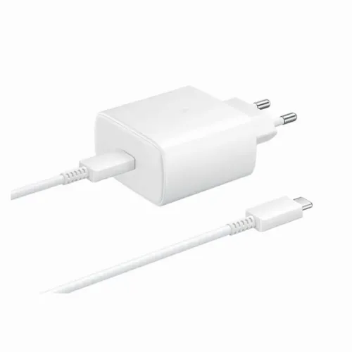 Автомобильное зарядное устройство Samsung Fast Travel Charger EP-TA845, 45Вт, Белый