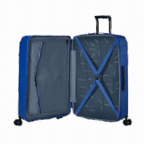 Valiza American Turister NOVASTREAM pe 4 roti 77/28 TSA EXP albastru inchis