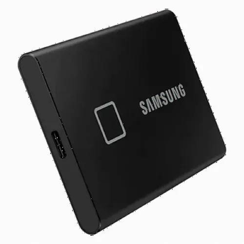 SSD portabil extern Samsung Portable SSD T7 Touch, 1 TB, Negru (MU-PC1T0K/WW)