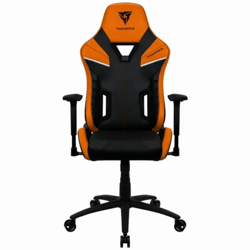 Игровое кресло ThunderX3 TC5, Искусственная кожа, Черный/Оранжевый
