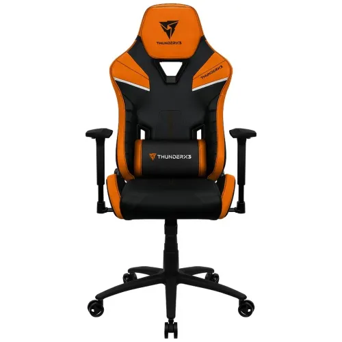 Игровое кресло ThunderX3 TC5, Искусственная кожа, Черный/Оранжевый