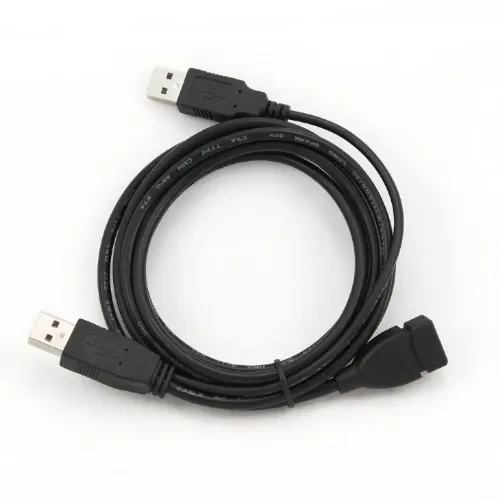 Cablu de comunicație Cablexpert CCP-USB22-AMAF-6, 2AM/AF/USB Type-A (F), 1,8m, Negru