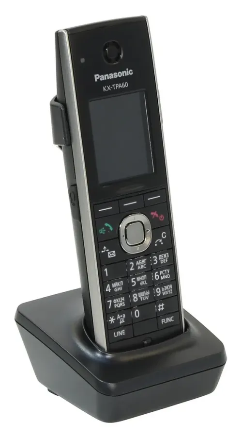 VoIP телефон Panasonic KX-TPA60RUB, Чёрный
