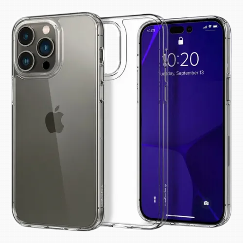 Чехол Spigen iPhone 14 Pro, Airskin Hybrid, Прозрачный