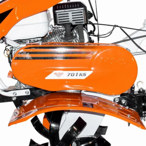Motocultor Ruris 701KS + roti cauciuc 4.00-8 + plug reversibil rev1 + roti metalice 400 fara manicot