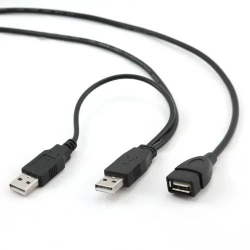Cablu de comunicație Cablexpert CCP-USB22-AMAF-6, 2AM/AF/USB Type-A (F), 1,8m, Negru