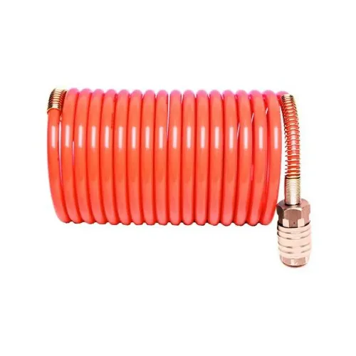 Furtun de aer spiralat TECHNOWORKER 5*8-10m (Orange)