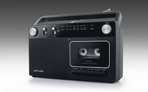 Radio portabil MUSE M-152 RC, Negru