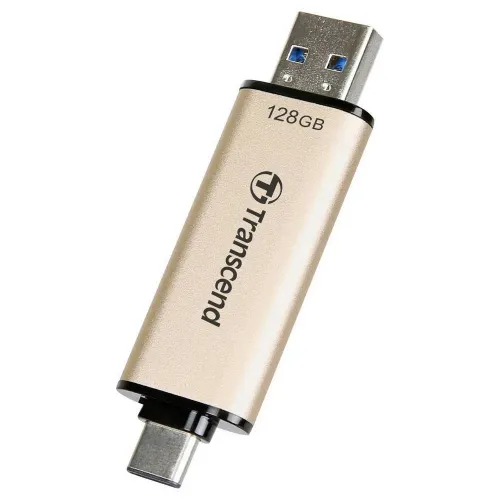 Memorie USB Transcend JetFlash 930C, 128GB, Auriu