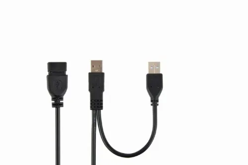 Cablu de comunicație Cablexpert CCP-USB22-AMAF-6, 2AM/AF/USB Type-A (F), 1,8m, Negru